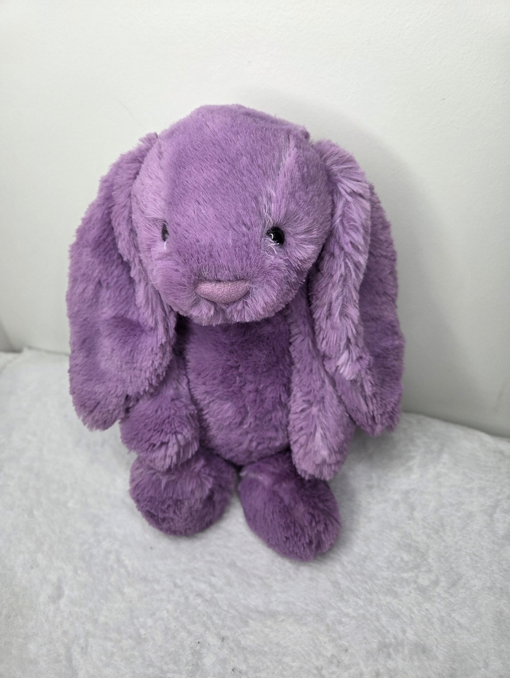 SOLD - Customized Jellycat Medium Bashful Bunny "Amethyst"